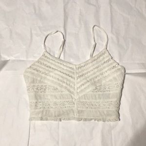 White linen Tank (AEO)